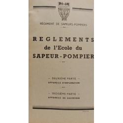 Règlements de l'Ecole du sapeur-pompier