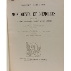 Monuments et mémoires TOME 39 / Fondation Eugène Piot