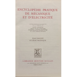Encyclopédie pratique de mécanique et d'électricité - Electricité...