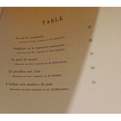 Cinq contes - exemplaire numéroté