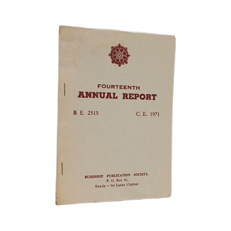 Fourteenth Annual Report BE 2515 , CE 1971