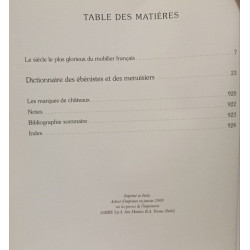 Mobilier français du XVIIIe siècle: DICTIONNAIRE DES EBENISTES ET...