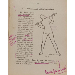 Le bâton et la barre de fer légère en gymnastique respiratoire et...
