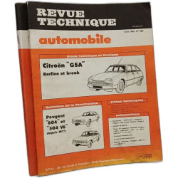 Revue technique automobile - 4 revues: n°396-398-399-401 --- 1980