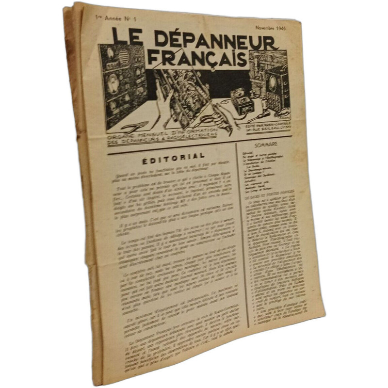 Le dépanneur français - 1re année (1946-47) n°1-2-3-4-5 + 2eme...