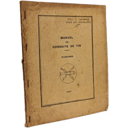 Manuel de conduite de tir - Planches - cours des centralistes