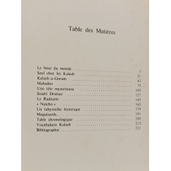 Seul chez les Kalash