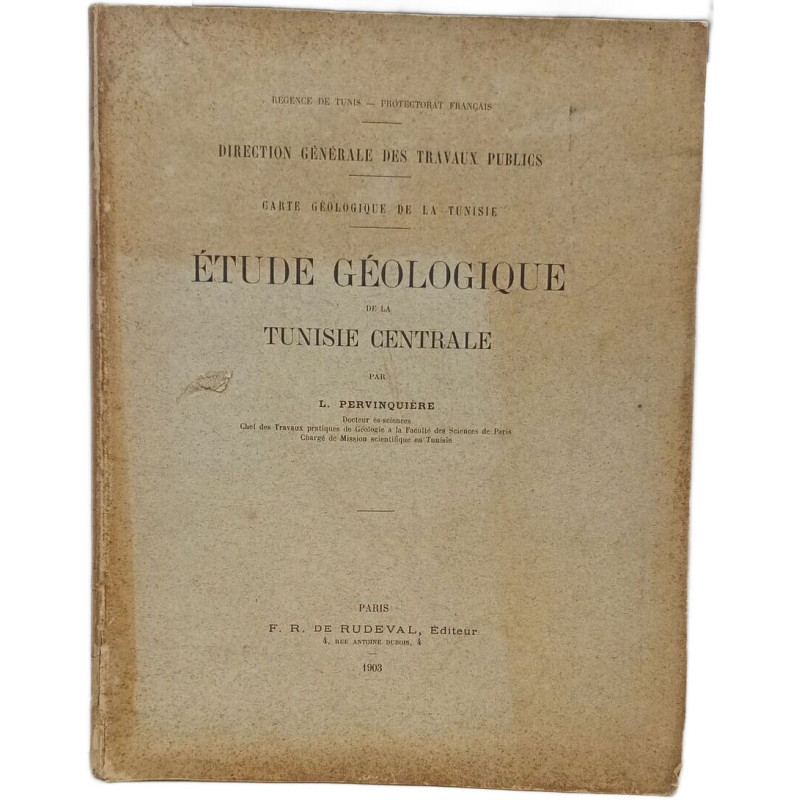 Étude géologique de la Tunisie centrale