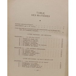 Histoire du peuple français - des origines au moyen age Tome 1