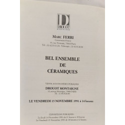Bel ensemble de céramiques