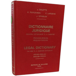 Dictionnaire Juridique - Français/Anglais - English/French