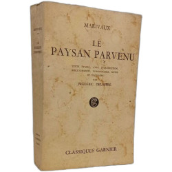 Le Paysan parvenu - texte etabli avec introduction bibliographie...