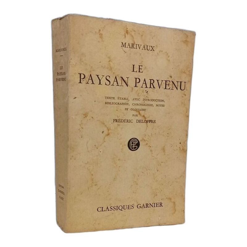 Le Paysan parvenu - texte etabli avec introduction bibliographie...