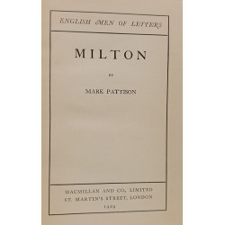 English Men of Letters : Milton