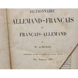 Dictionnaire allemand-français et français-allemand