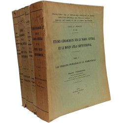 Études géologiques sur le Maroc central et le Moyen Atlas...