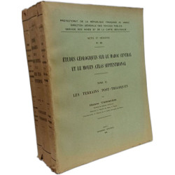 Études géologiques sur le Maroc central et le Moyen Atlas...