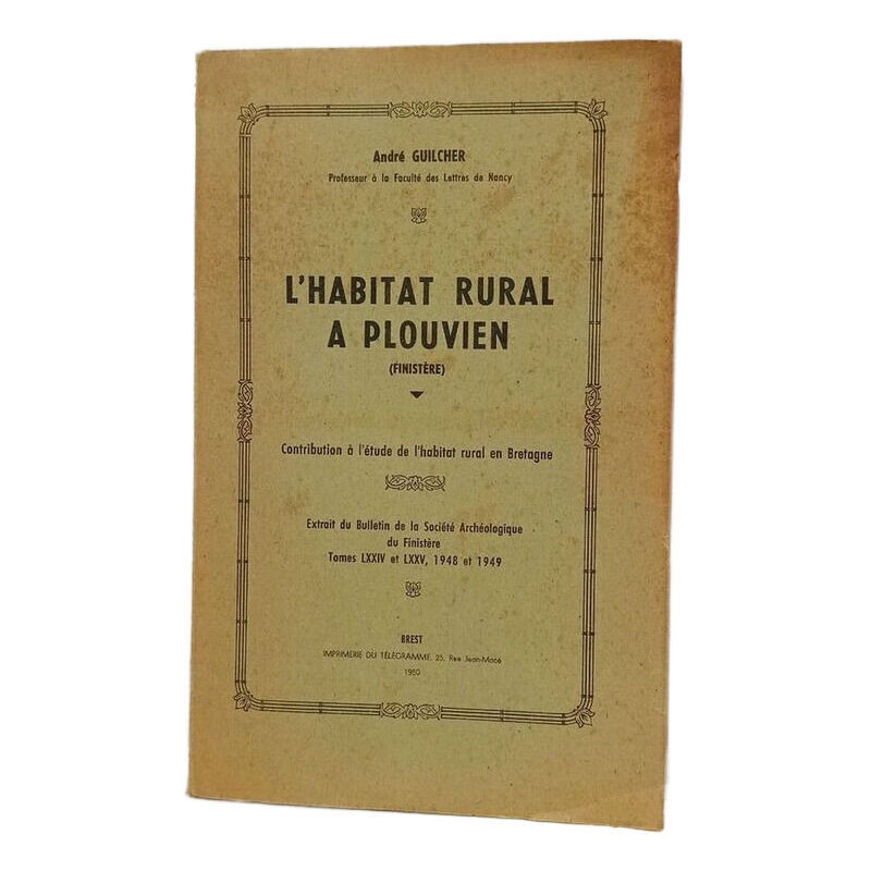 L'habitat rural à Plouvien (Finistère) - contribution à l'étude de...