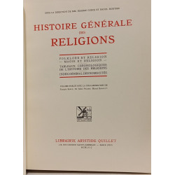Histoire générale des religions - TOME I: Introduction générale...