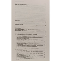 Les nouvelles frontières de l'environnement