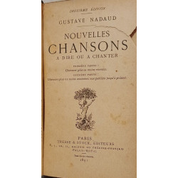 Nouvelles chansons à dire ou à chanter
