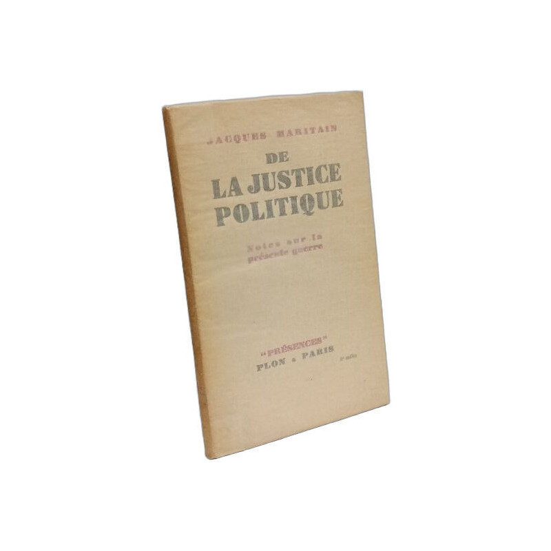 De la justice politique