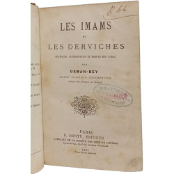 Les imams et les derviches : pratiques superstitions et moeurs des...