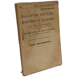 Bulletin officiel du Ministère de la Guerre du ministère des...