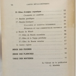 Notice explicative des cartes métallogéniques du Maroc au...