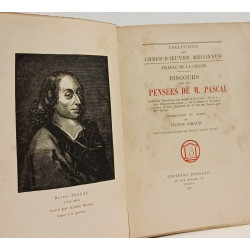 Discours sur les pensées de M. Pascal