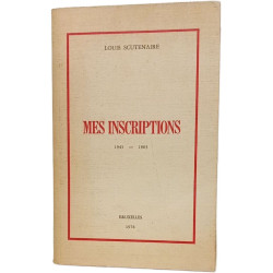 Mes inscriptions 1945-1963