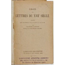 Choix de lettres du XVIIe siècle