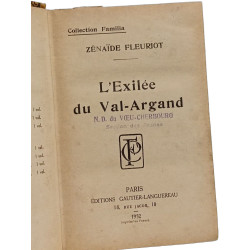 L'Exilée du Val-Argand - collection familia