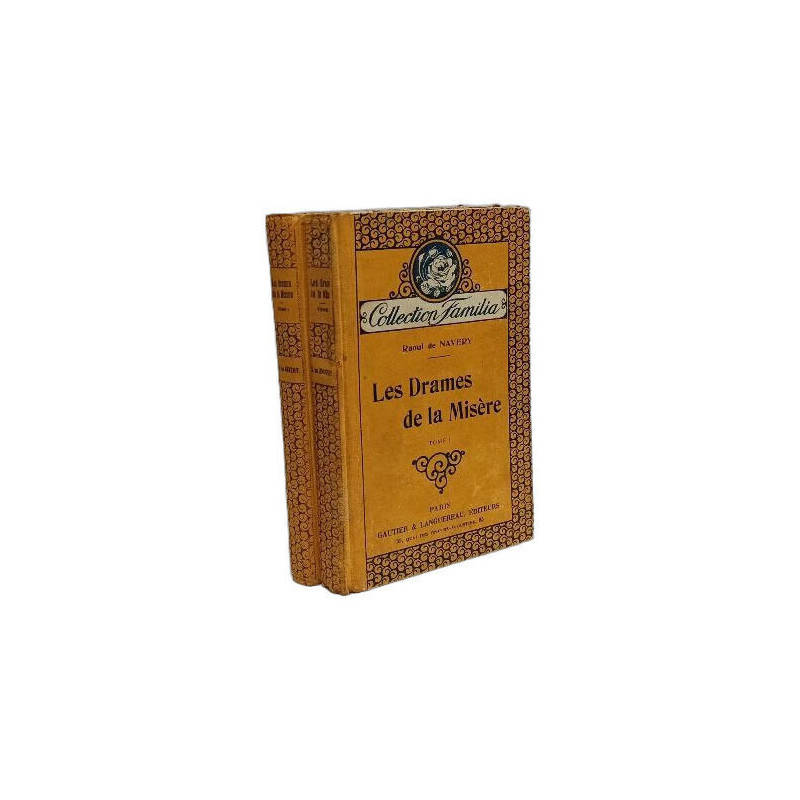 Les drames de la misère - TOME I et II --- Collection familia