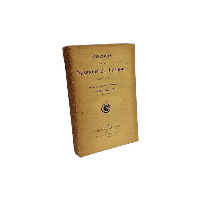 Passions de l'amour attribué à Pascal