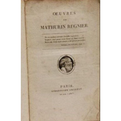 Œuvres de Mathurin Regnier