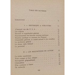 À la barre de l'Interpol