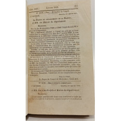 Mémorial administratif - ANNEE 1849 - cahiers 1127 à 1168