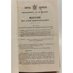 Receuil des actes administratifs - 1864 -