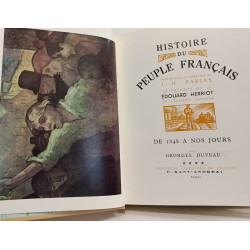 Histoire du peuple français tome un à six - 6 volumes : Des...