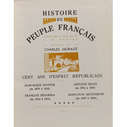 Histoire du peuple français tome un à six - 6 volumes : Des...