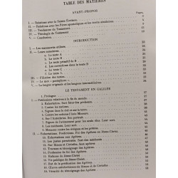 Le Testament en Galilée de Notre-Seigneur Jésus-Christ -...