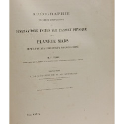 Aréographie ou étude comparative des observations faites sur...