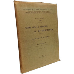 Essai sur la géologie du Rif septentrional. Planches hors-texte -...