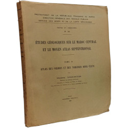 Études géologiques sur le Maroc central et le Moyen Atlas...