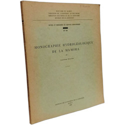 Monographie hydrogéologique de la Mamora - notes et mémoires du...