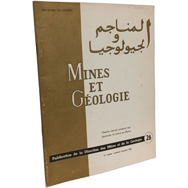 Mines et Géologie - numéro spécial consacré aux gisements de...