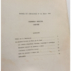 Mines et Géologie - numéro spécial consacré aux gisements de...