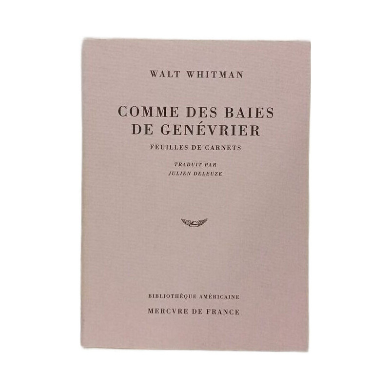 Comme des baies de genévrier: Feuilles de carnets