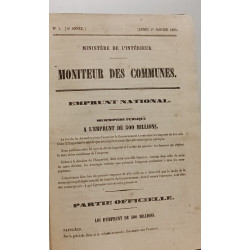 Moniteur des communes 1855 - TOME IV 4e année